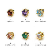 K18/Pt Birth Stone Crown