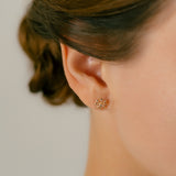 K10pg Diamond Flower