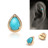 ボディピアス ターコイズ