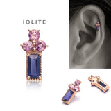 アイオライトボディピアス