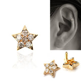 星のボディピアス