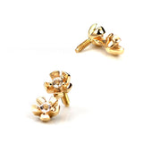 小さくてかわいいフラワー軟骨ピアス