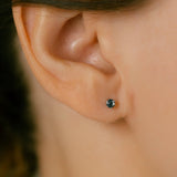 K18/Pt Bekily Blue Garnet