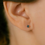 K18/Pt Bekily Blue Garnet