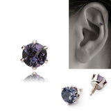 K18/Pt Bekily Blue Garnet