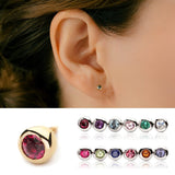 K18/Pt Birth Stone Dot S