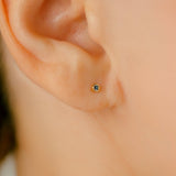 K18/Pt Birth Stone Dot XS