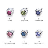 K18/Pt Birth Stone Dot XS