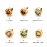 K18/Pt Birth Stone Mil