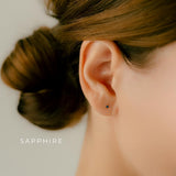 K18/Pt Birthstone Prong XS