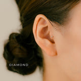 K18/Pt Birthstone Prong XS