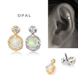 オパールボディピアス