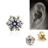 K18 diamond body piercing