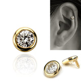 K18ダイヤモンド ボディピアス