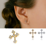 K18/Pt Diamond Cross