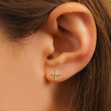 K18/Pt Diamond Cross