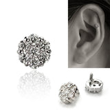 K18/Pt Diamond Flower