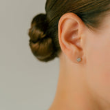 K18/Pt Diamond Flower