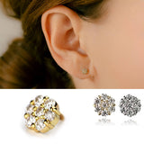 K18/Pt Diamond Flower