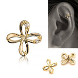 可愛いフラワーボディピアス