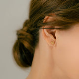 K18/Pt Diamond Flower