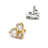 K18/Pt Diamond Heart