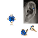 K18アウイナイトピアス