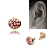 K18ラボダイヤモンドピアス