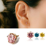 K18/Pt Lab Diamond Prong