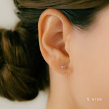 K18/Pt Lab Diamond Prong