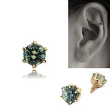 K18/Pt Montana Sapphire