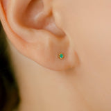 K18/Pt Paraiba Tourmaline