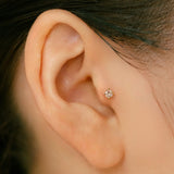 K18/Pt Pink Diamond