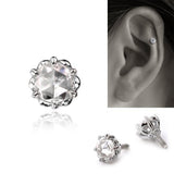 K18/Pt Rosecut Diamond