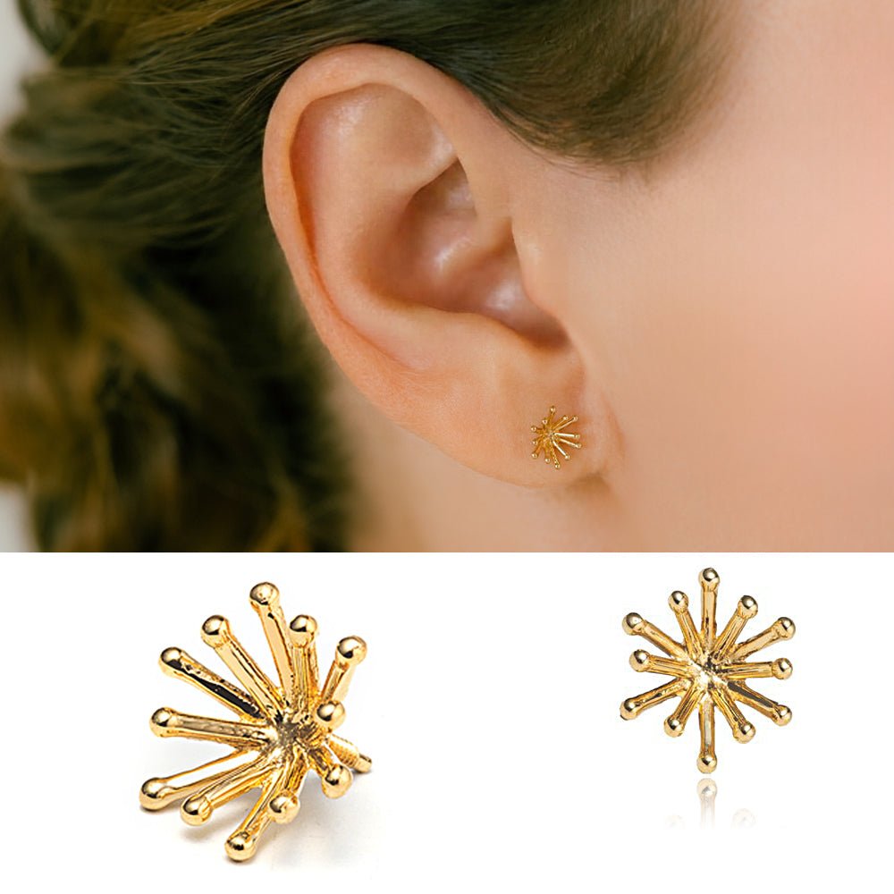 花火のボディピアス │K18yg ファイヤーワーク 軟骨ピアス – PICOLLET