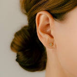 K18/Pt Diamond Flower