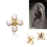 K18 Enamel Flower - picollet