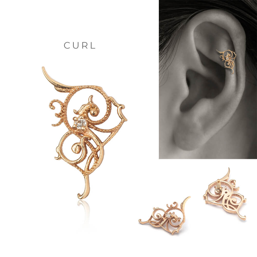 セール】TWIST FOOP PIERCE（ピアス（両耳用））｜CLANE（クラネ