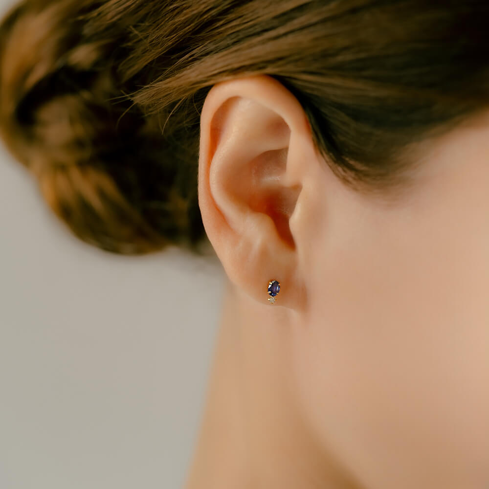 K18 ルビー 大粒 ピアス トータル2.3ct 5×7mm 楽天市場】ルビー ピアス K18ピンクゴールドBOT-0913 一粒