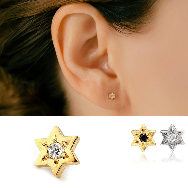 K18/Pt Diamond Star