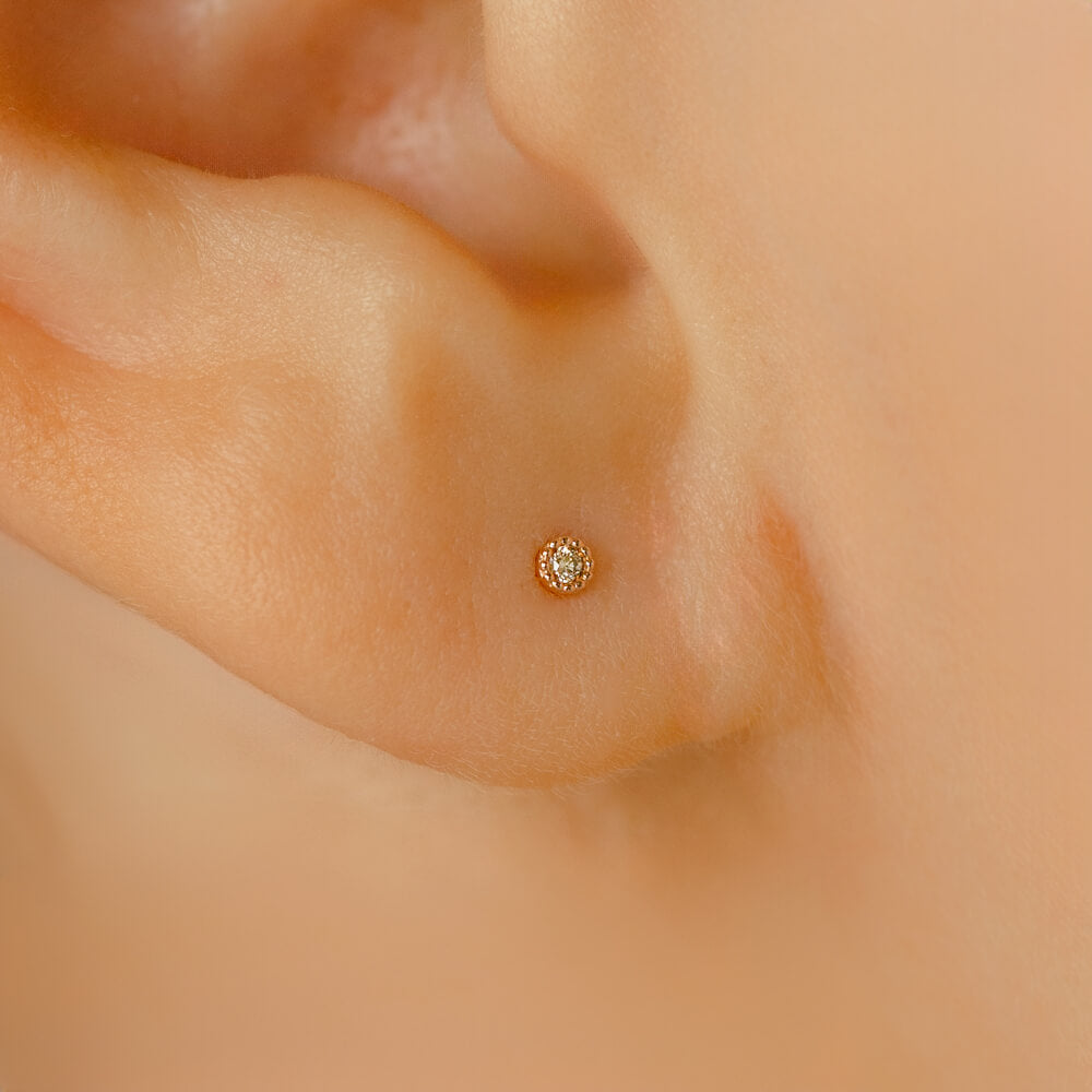 ピアス ドロップピアス ダイヤモンド お洒落 K10PG DSO-21