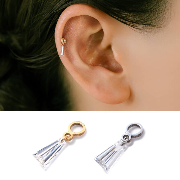 K18/Pt Taper Diamond