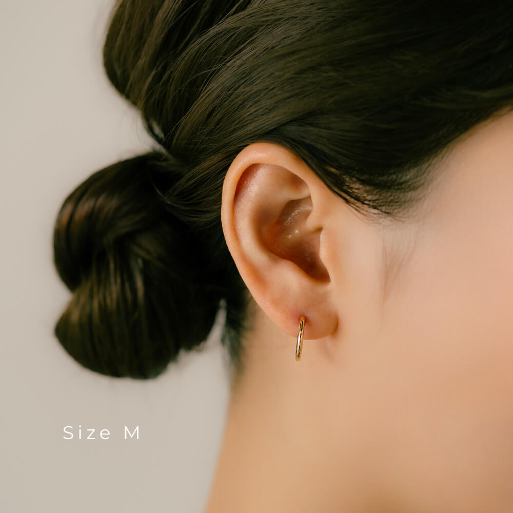 K18 フープピアス │軟骨ピアス│ピコレ – PICOLLET