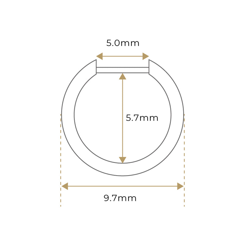 K18 Diamond Hoop