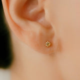 K10 Colored Stone Star