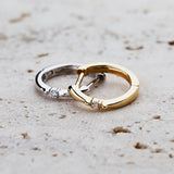 K10 Diamond Hoop