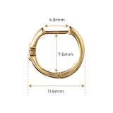 K10 Diamond Hoop