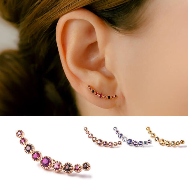 ガ*ア様 美品 K10 カーブバーピアス ガ*ア様 美品 K10 カーブバーピアス