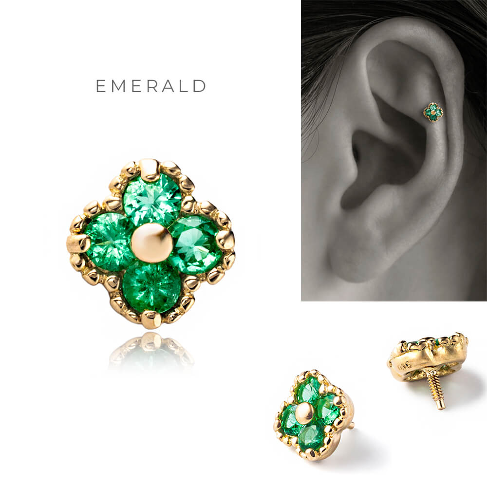 18K Yellow Gold Sapphire Emerald Ruby Big Three Gemstones