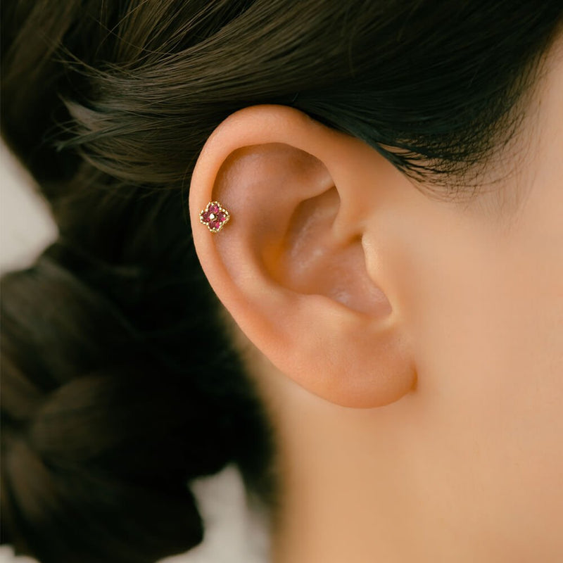 k18ピアス DIAMOND FRINGE PIERCED EARRING(片耳用)(2ZP1654)K18